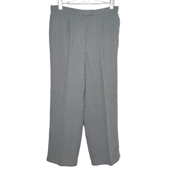 AMANDA SMITH Petite 2 Piece Suit Formal Suit Jacket & Suit Pant lGray Size 10P - Picture 4 of 10